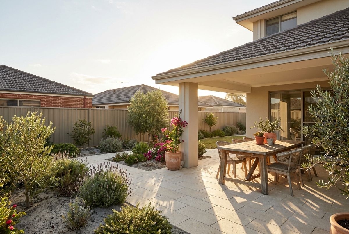 Alfresco brick paving in Perth by IBP Paving