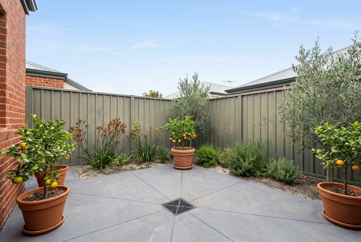 Courtyard brick paving in Perth by IBP Paving