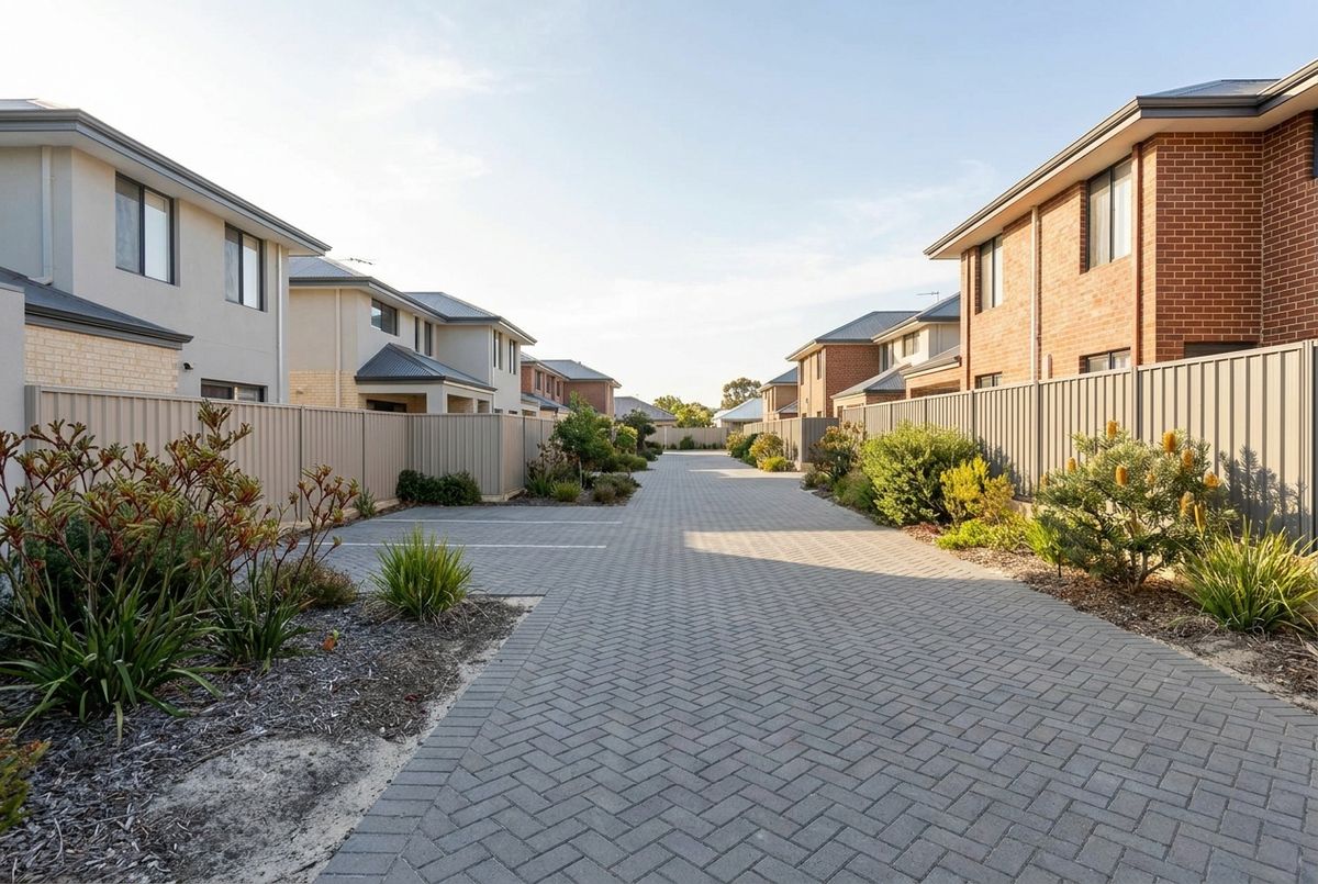 Commercial and strata brick paving in Perth by IBP Paving