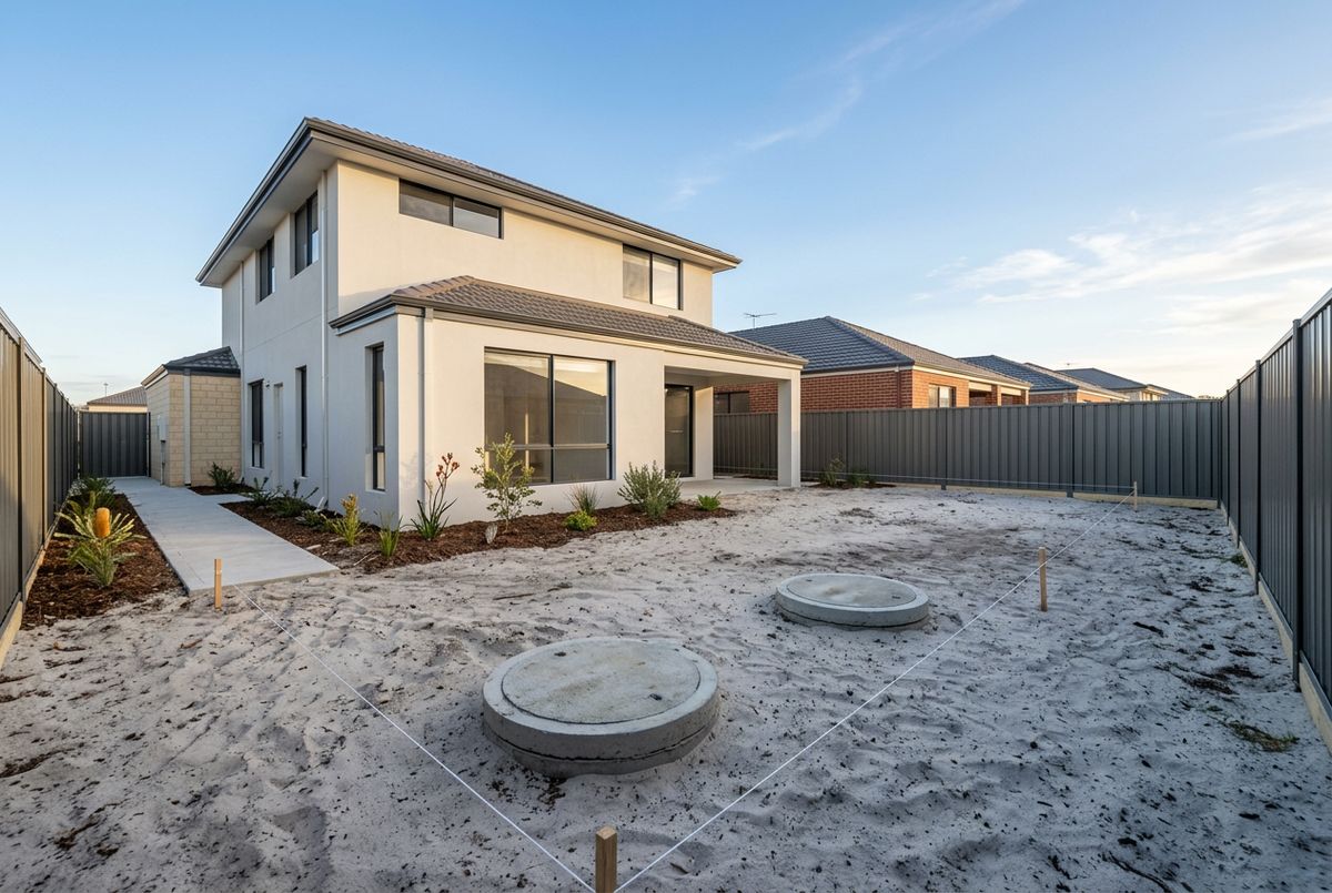 Soakwell installation setback in Ellenbrook, Perth by IBP Paving